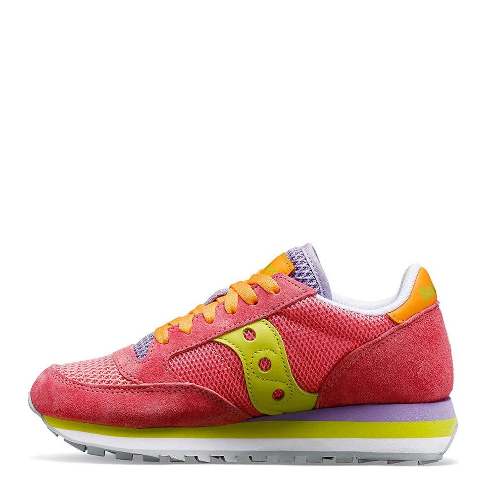 Scarpe Donna Saucony Sneakers Jazz Triple Summer Light Pink - Lime