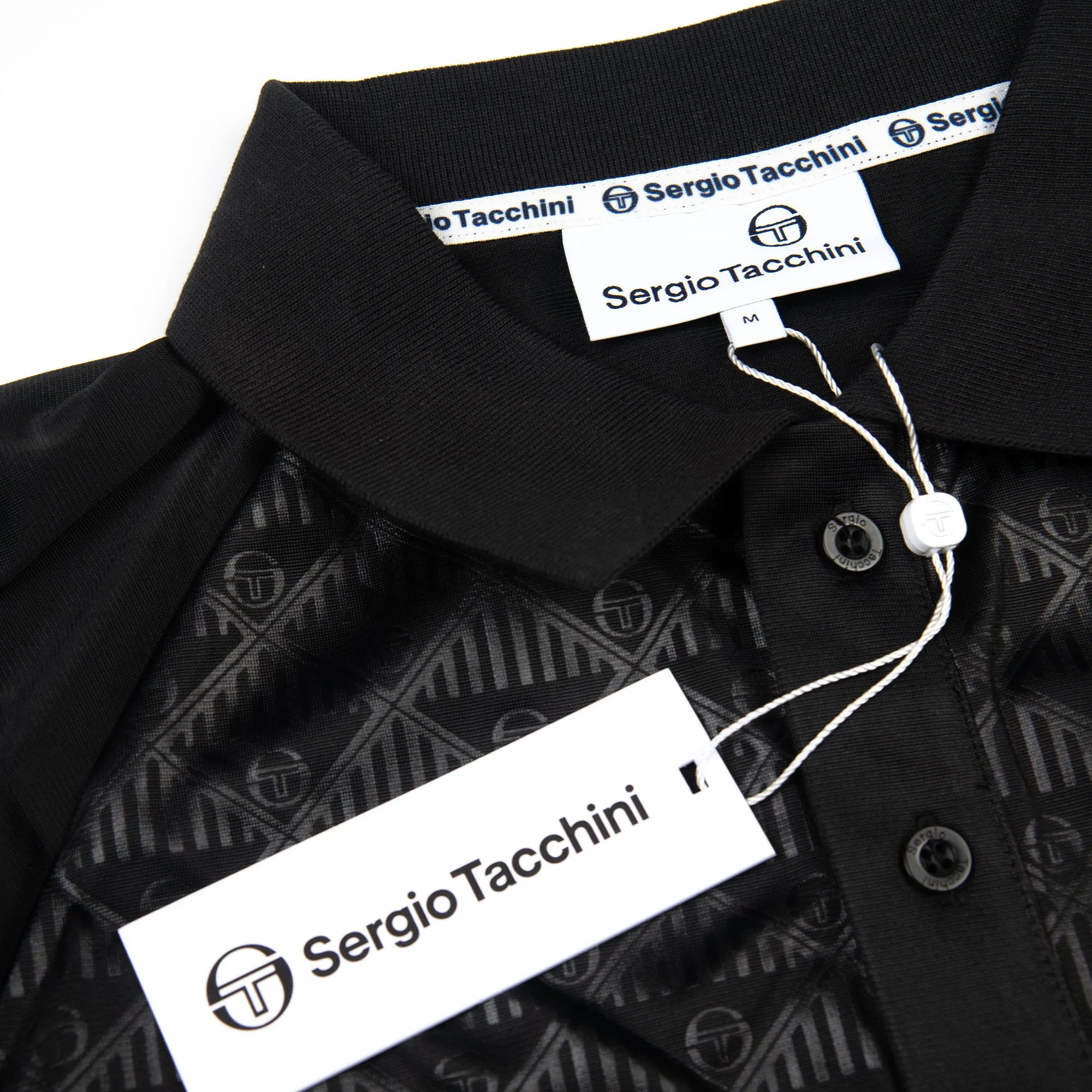 Sergio Tacchini Cambio Mono Polo in Black