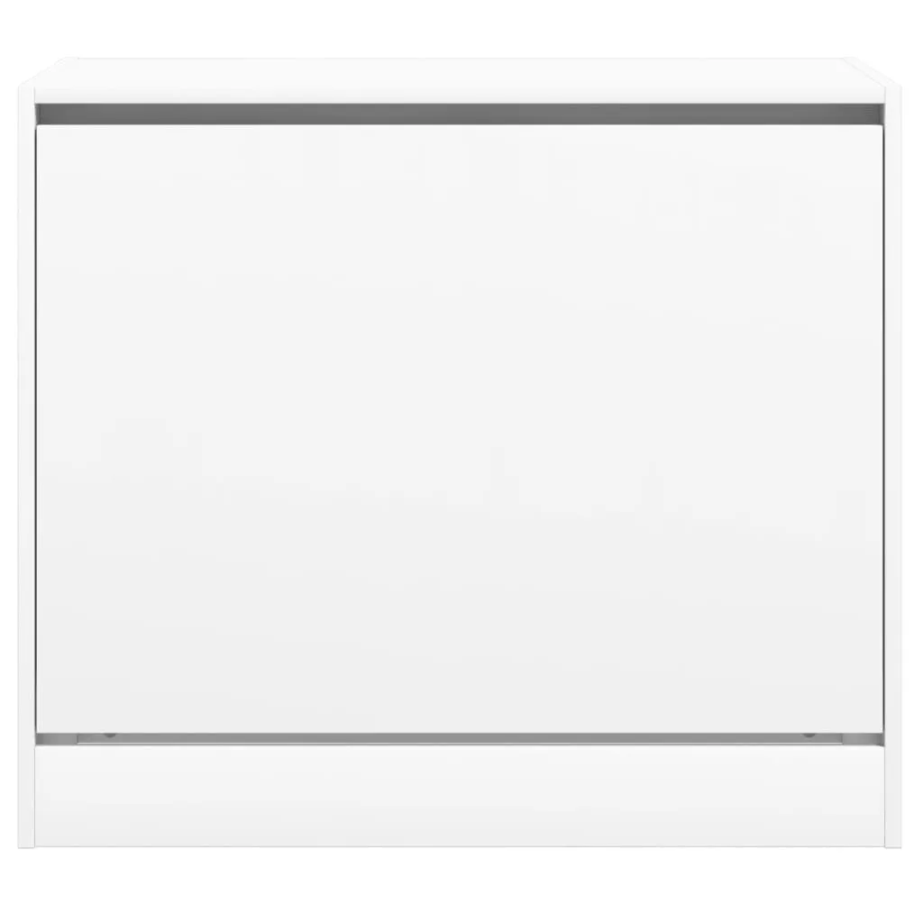 Shoe Cabinet White 80x42x69 cm Engineered Wood