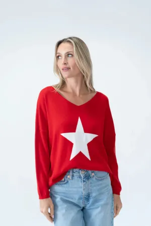 Six Fifty Light Weight Star Sweater | Sharon