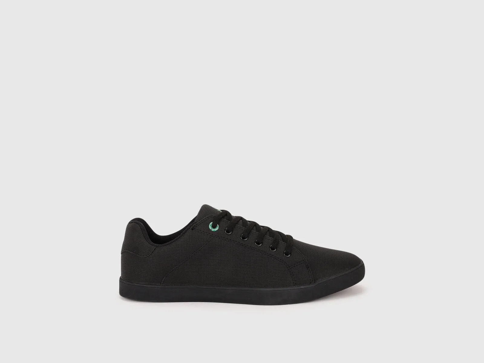 SOLID LACE-UP SNEAKERS