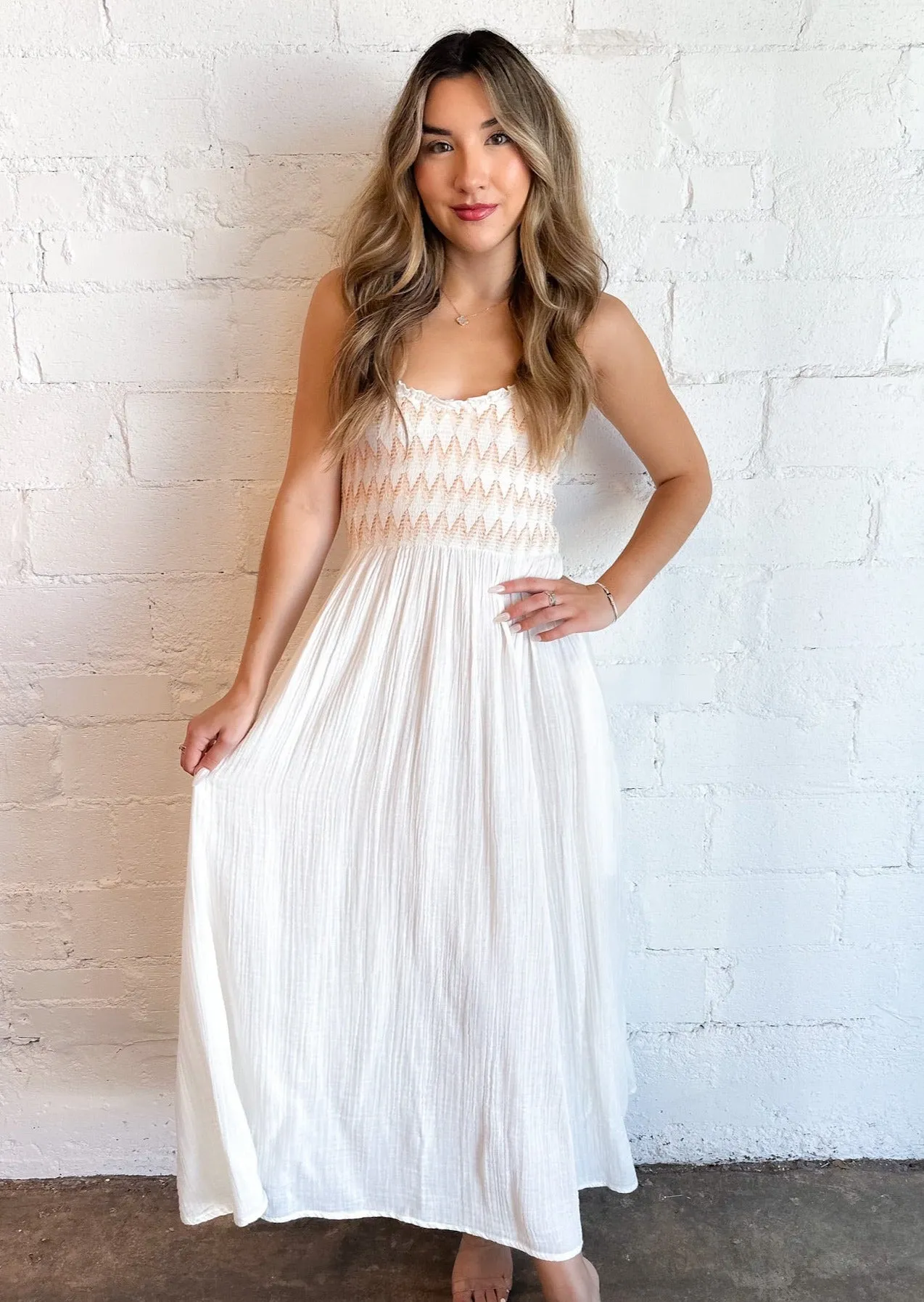 Solid Sweet Nothings Midi Dress