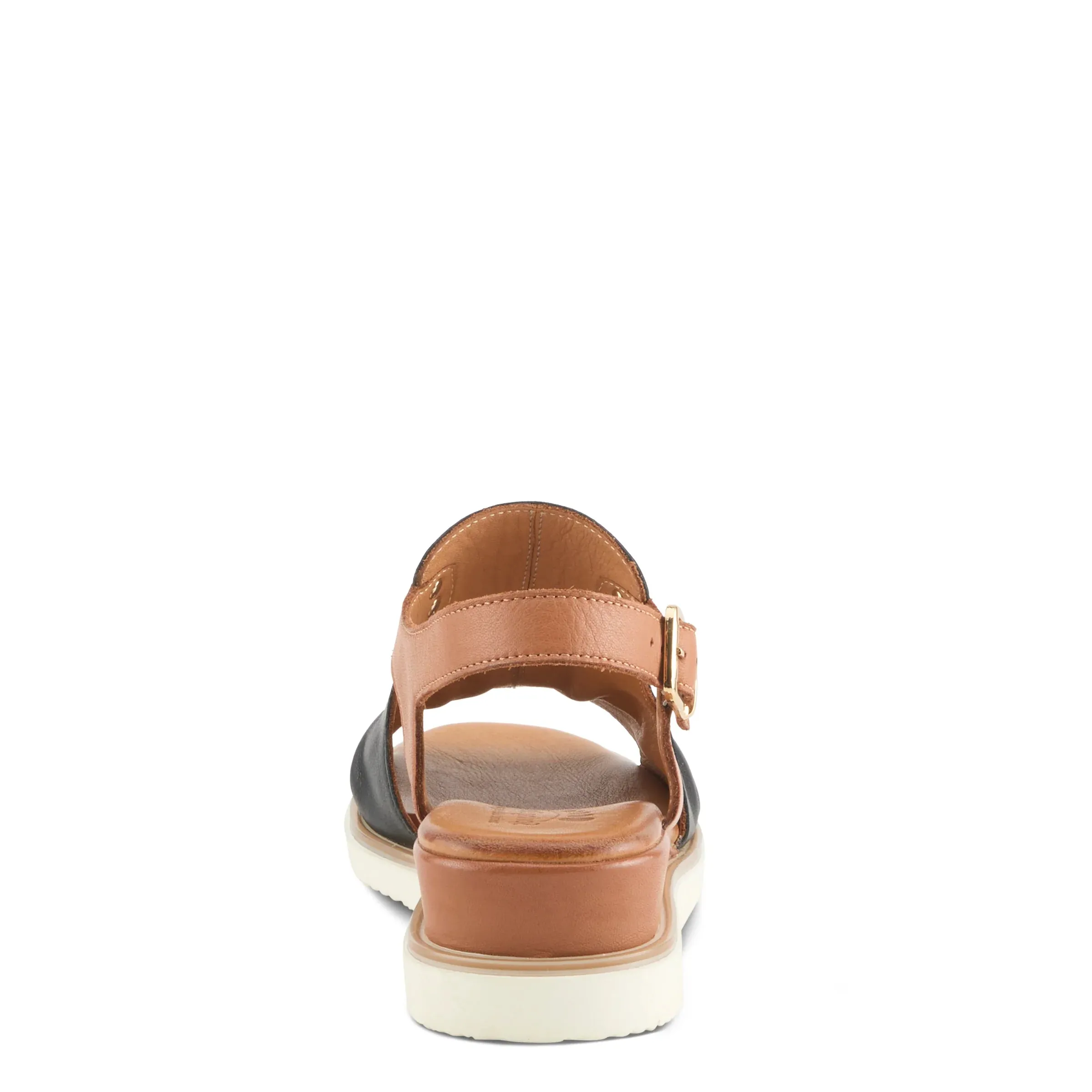Spring Step Women's Locals Wedge Sandals - Black/Multi
