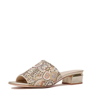 Tammy Beige Suede Heels