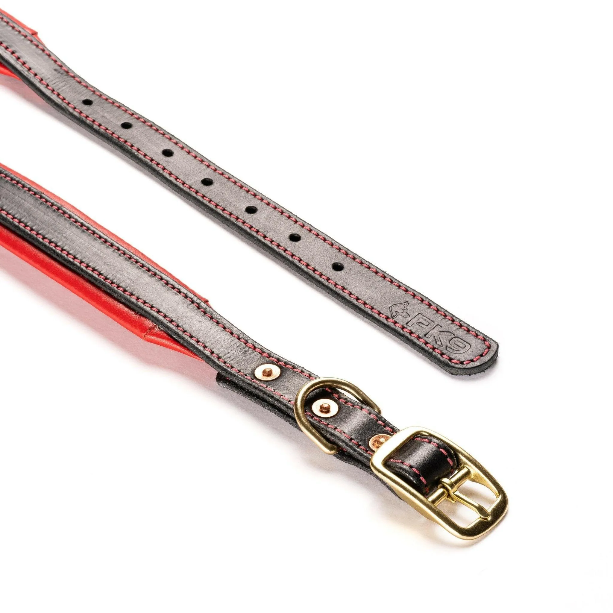 The Inferno Leather Dog Collar