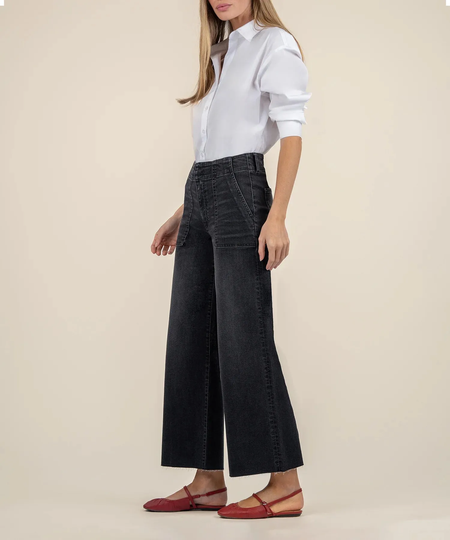 The Meg High Rise Wide Leg Jeans - Specialist Wash