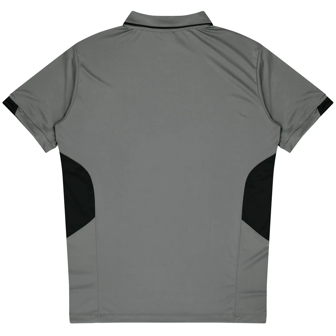 The Tasman Polo | Mens | Short Sleeve | Grey Base