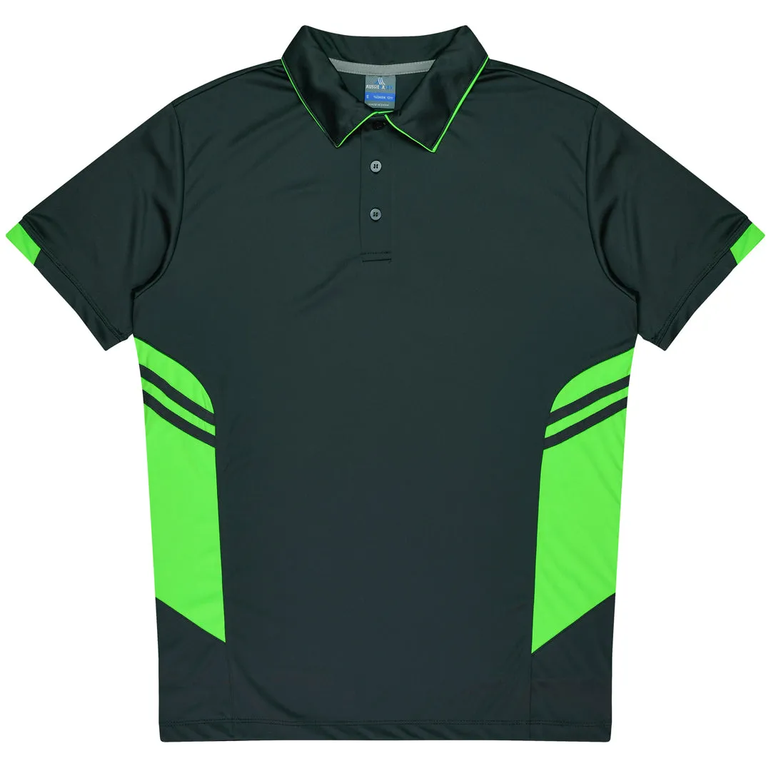 The Tasman Polo | Mens | Short Sleeve | Grey Base