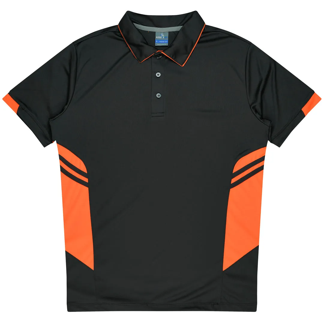 The Tasman Polo | Mens | Short Sleeve | Grey Base