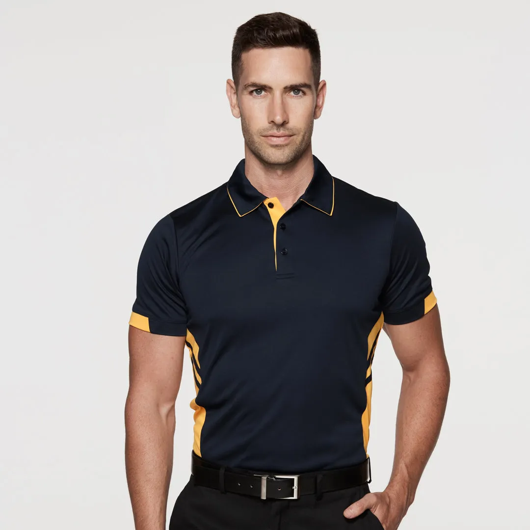 The Tasman Polo | Mens | Short Sleeve | Grey Base