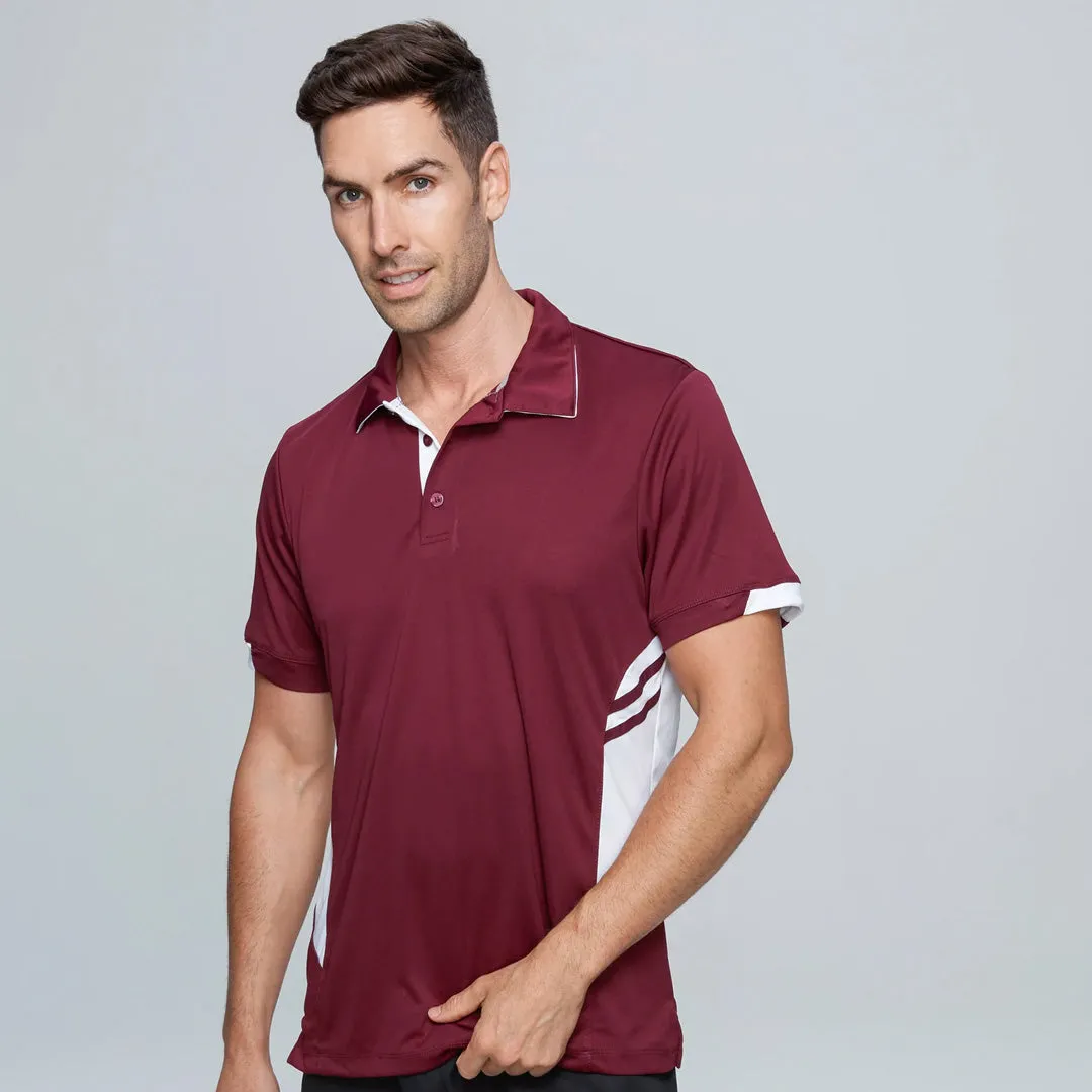 The Tasman Polo | Mens | Short Sleeve | Grey Base