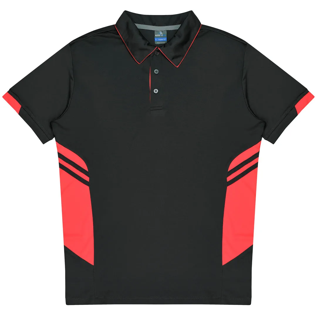 The Tasman Polo | Mens | Short Sleeve | Grey Base