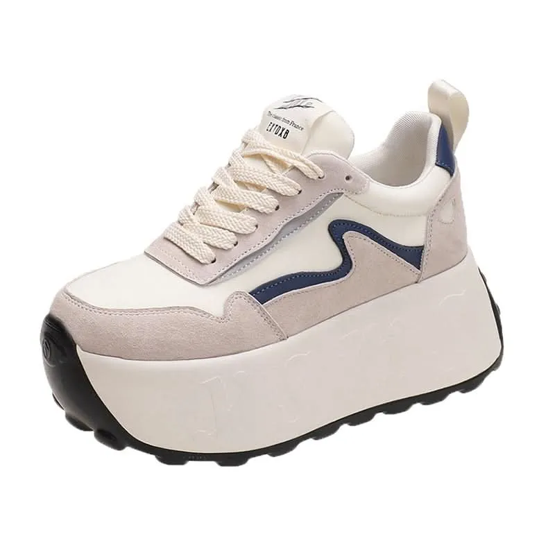 Thick Bottom Platform Sneakers for Women Footwear