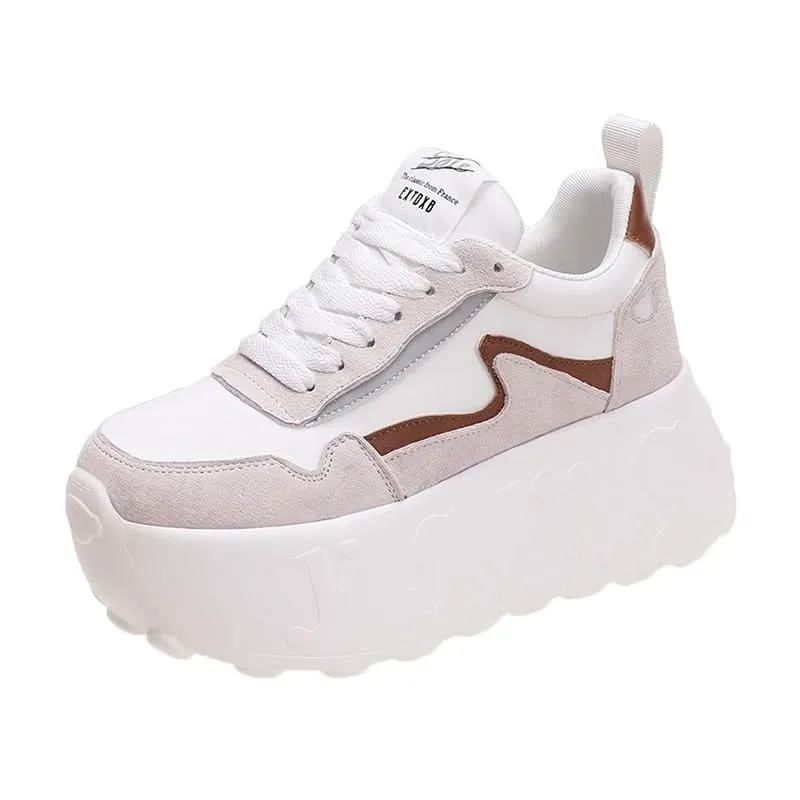 Thick Bottom Platform Sneakers for Women Footwear