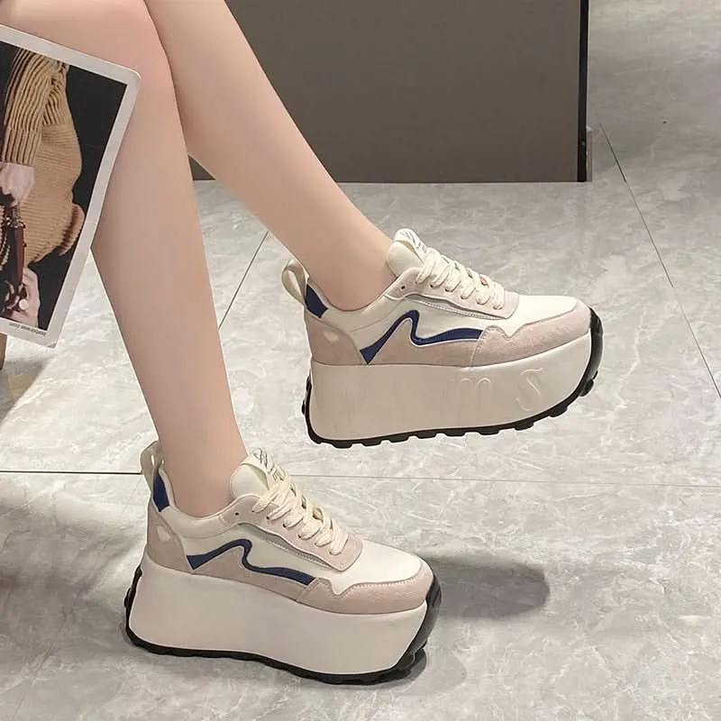Thick Bottom Platform Sneakers for Women Footwear
