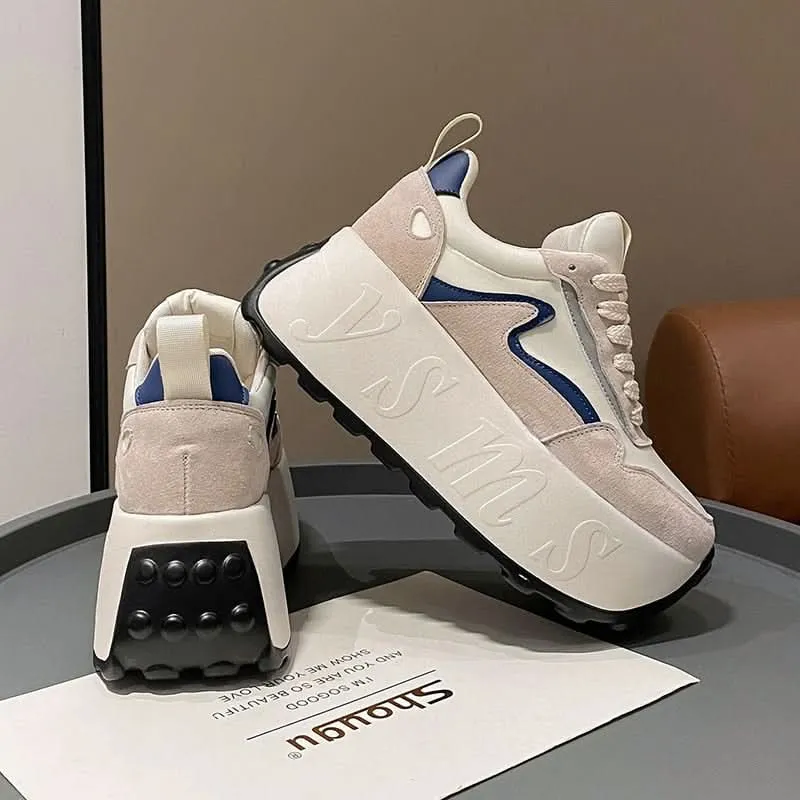 Thick Bottom Platform Sneakers for Women Footwear