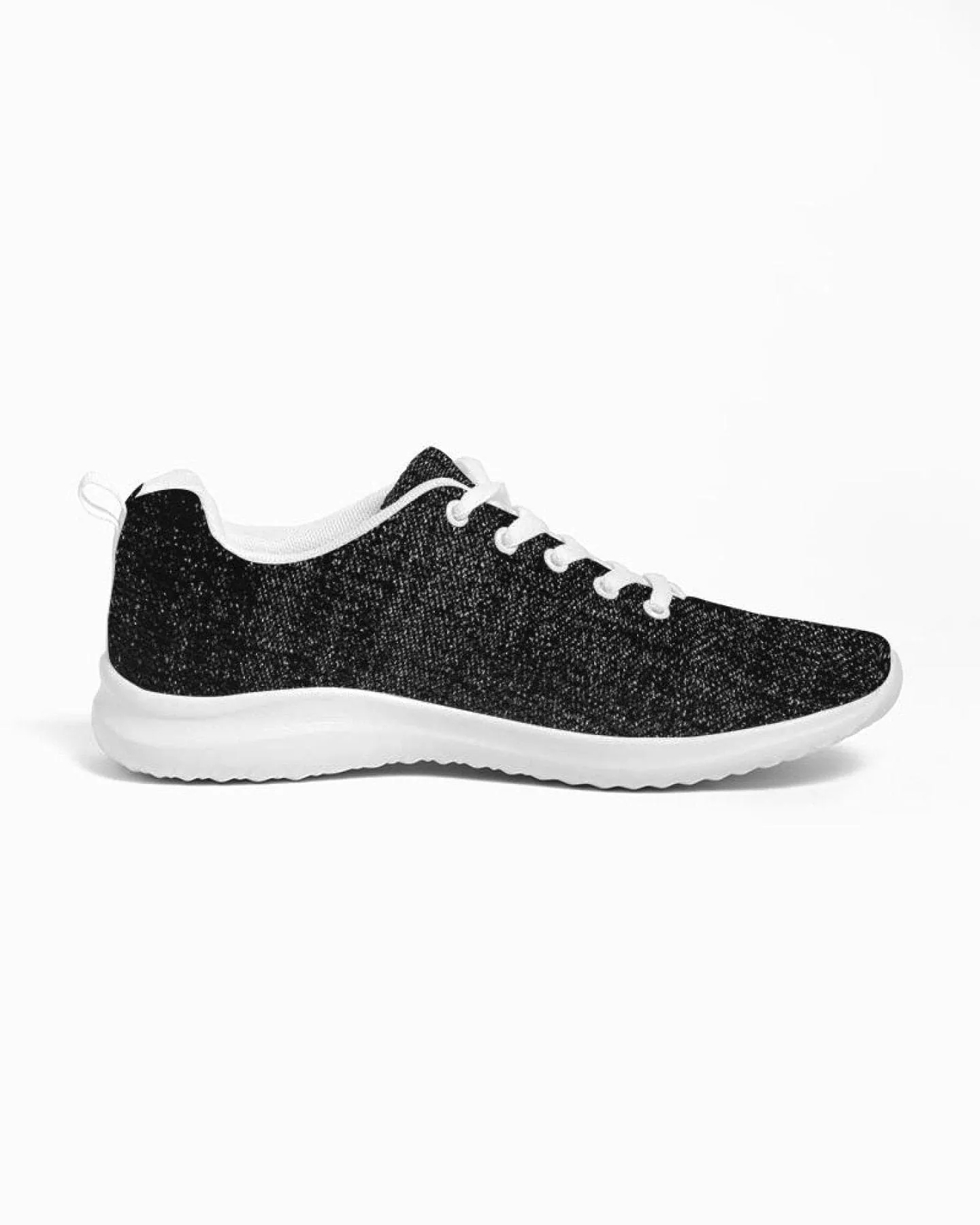 Uniquely You Womens Sneakers - Black and White Canvas Sports Shoes / Running by inQue.Style
