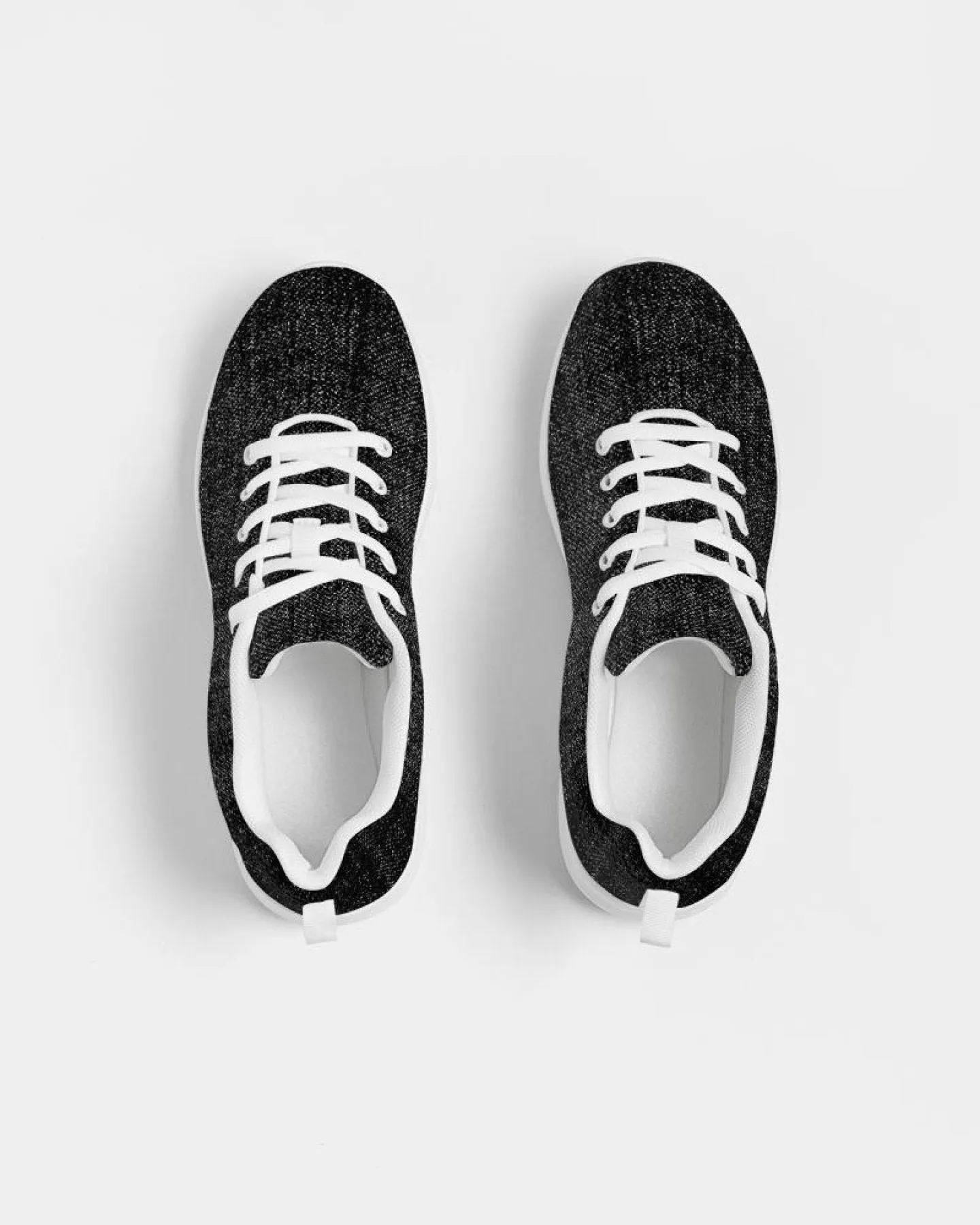 Uniquely You Womens Sneakers - Black and White Canvas Sports Shoes / Running by inQue.Style