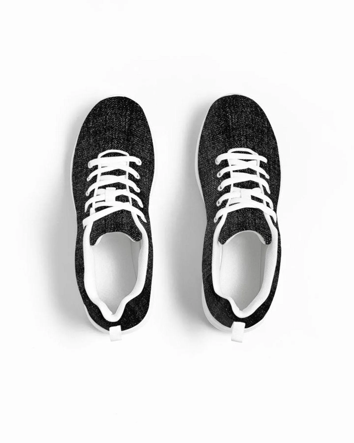 Uniquely You Womens Sneakers - Black and White Canvas Sports Shoes / Running by inQue.Style