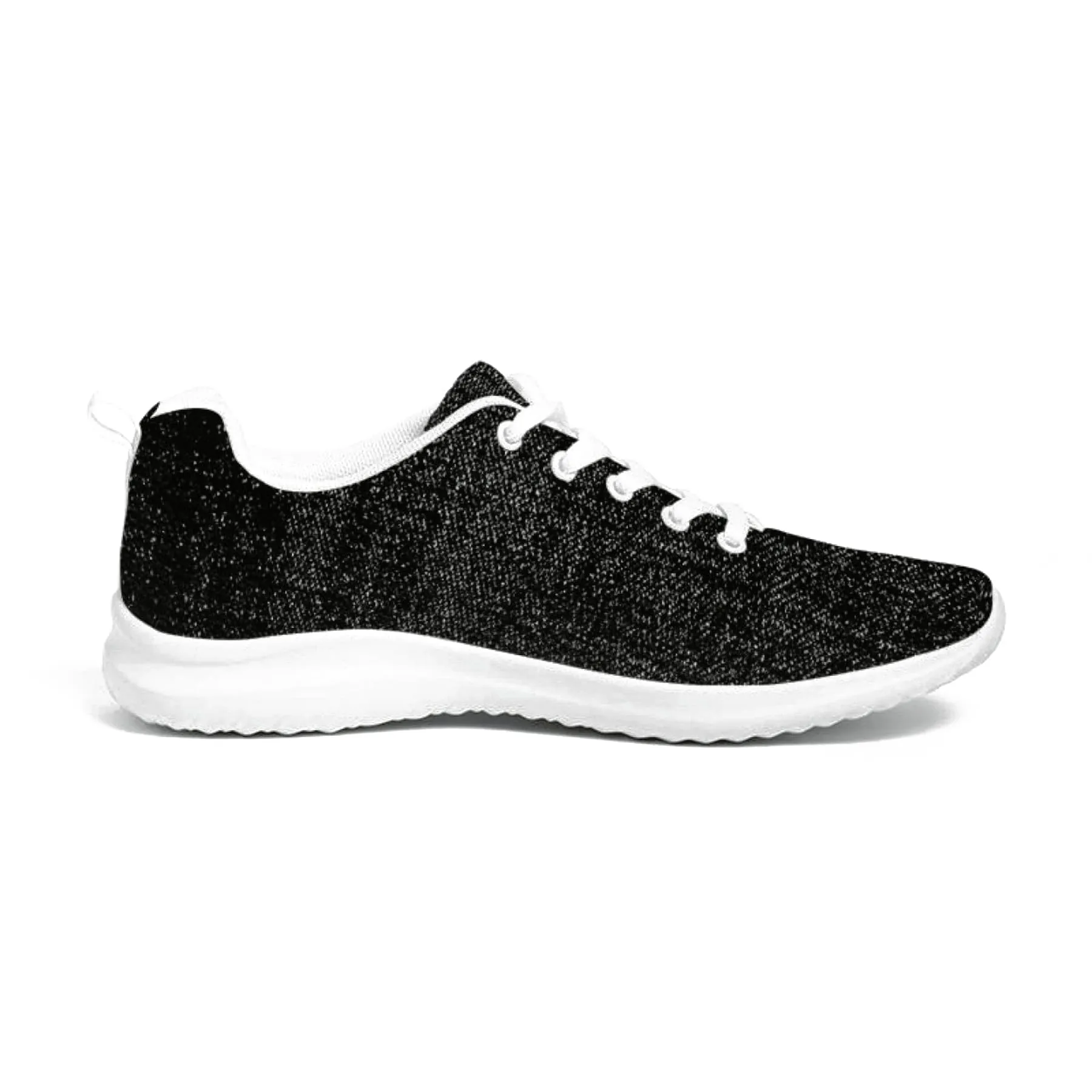 Uniquely You Womens Sneakers - Black and White Canvas Sports Shoes / Running by inQue.Style