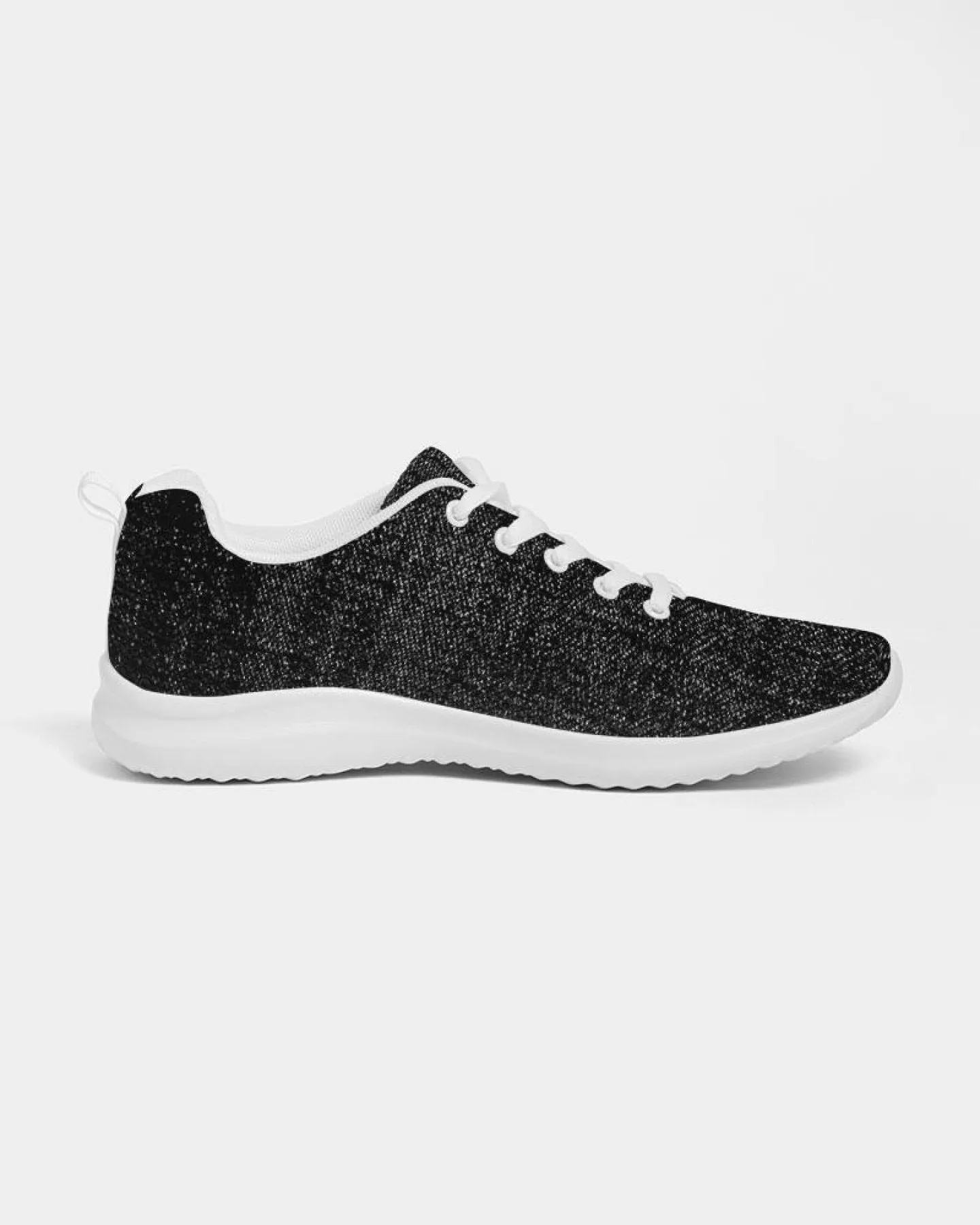 Uniquely You Womens Sneakers - Black and White Canvas Sports Shoes / Running by inQue.Style