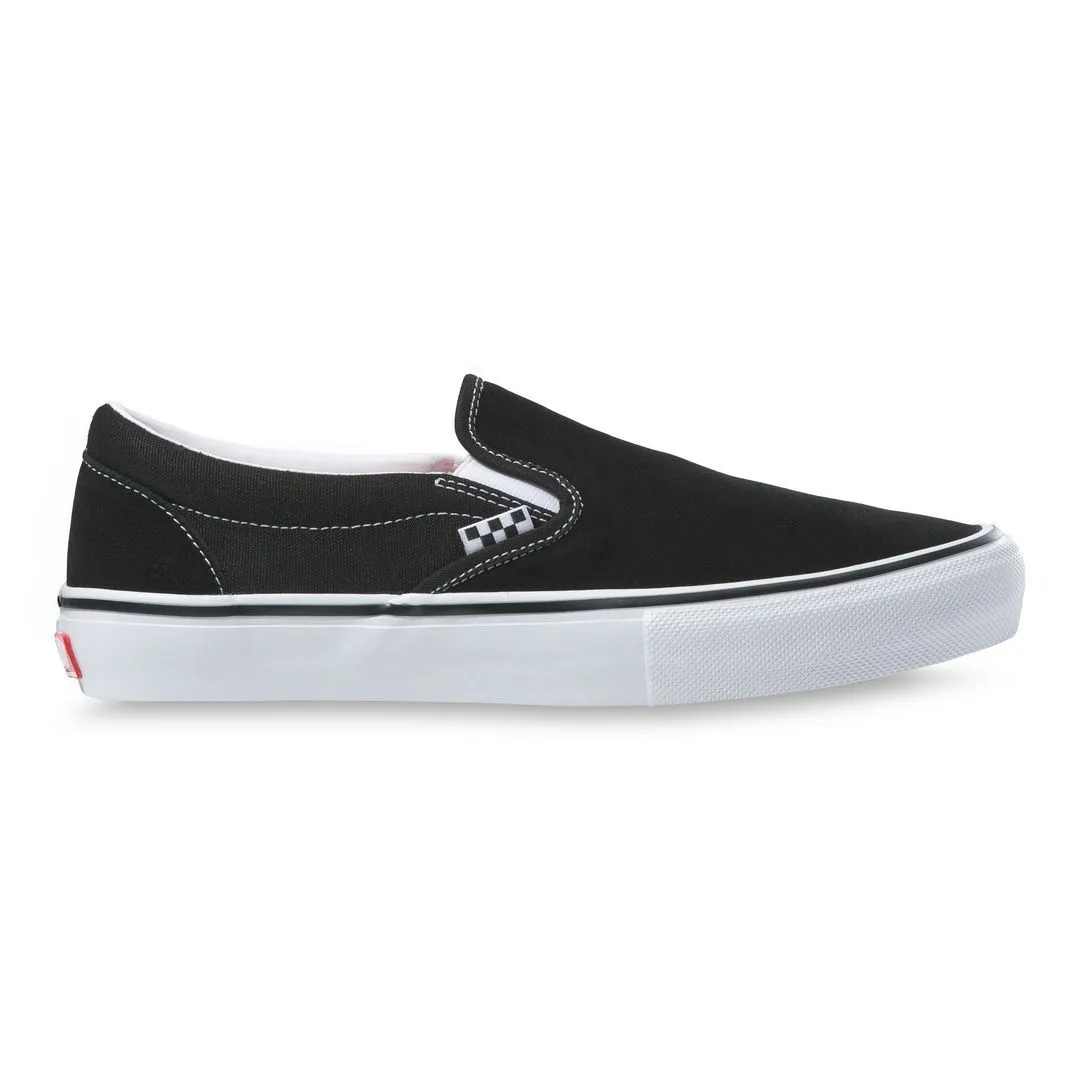 VANS Skate Slip On Shoes Black/White