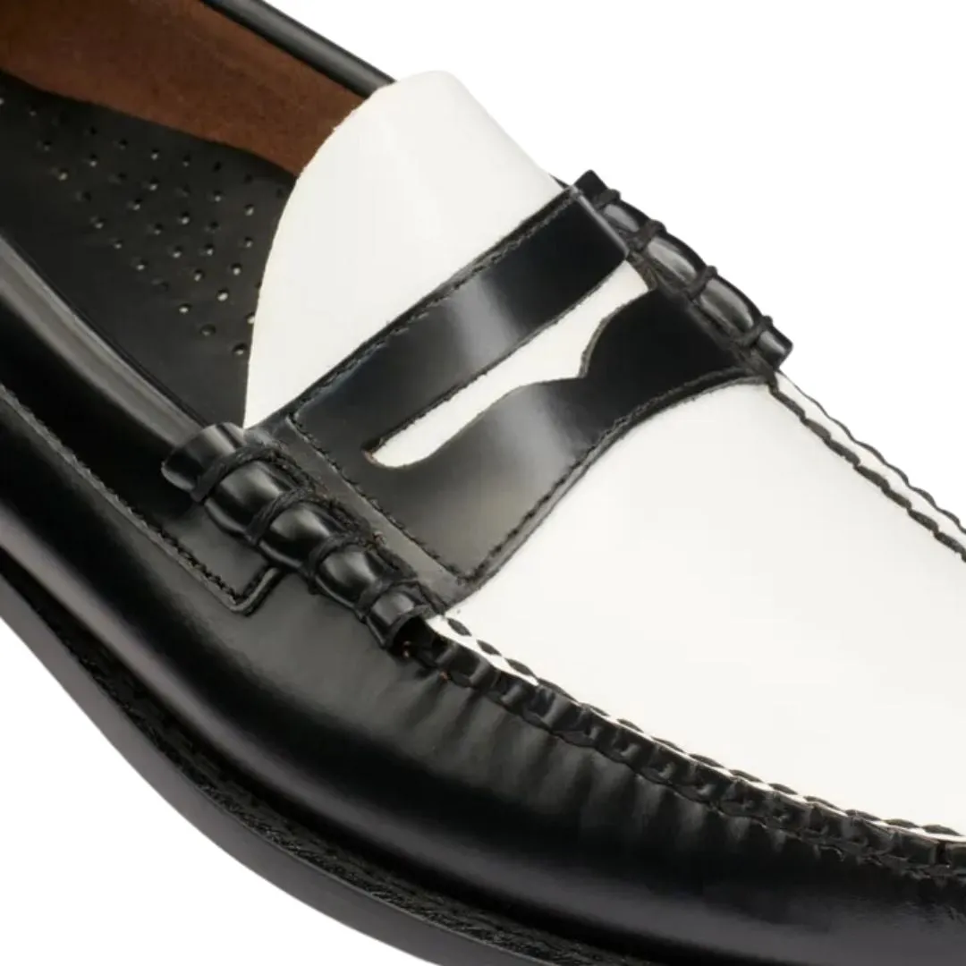 Whitney Easy Weejun Loafer (Black   White)