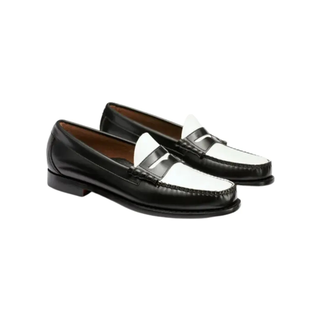 Whitney Easy Weejun Loafer (Black   White)