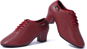 Womens Ballroom Dance Shoes Fashion Lace-up Dance Shoes Rubber Sole Non-Slip Breathable Outdoor Performance Party Dance Shoes Latin Dance Shoes (Color : Red-5CM/1.96In, Size : 7) Womens Ballroom Dance Shoes Fashion Lace-up Dance Shoes Rubber Sole Non-Slip Breathable Outdoor Performance Party Dance Shoes Latin Dance Shoes (Color : Red-5CM/1.96In, Size : 7)