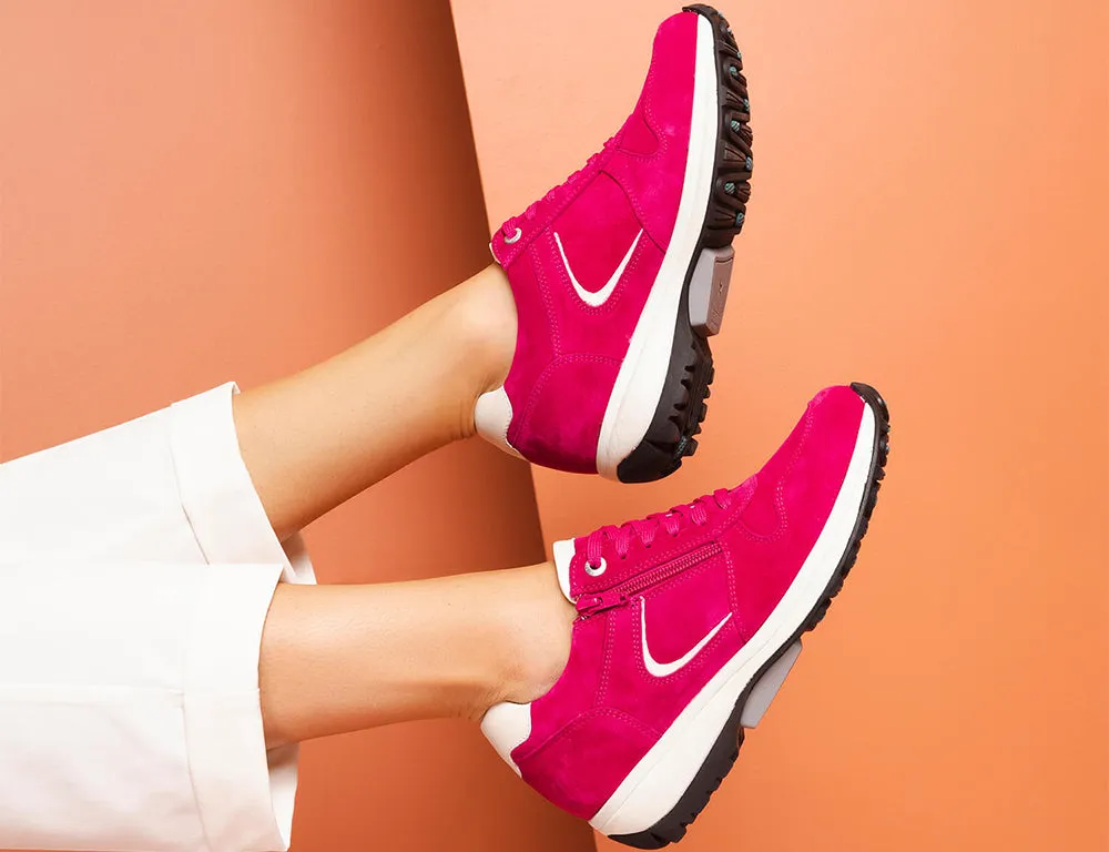 Womens Zip Jersey Magenta Trainers