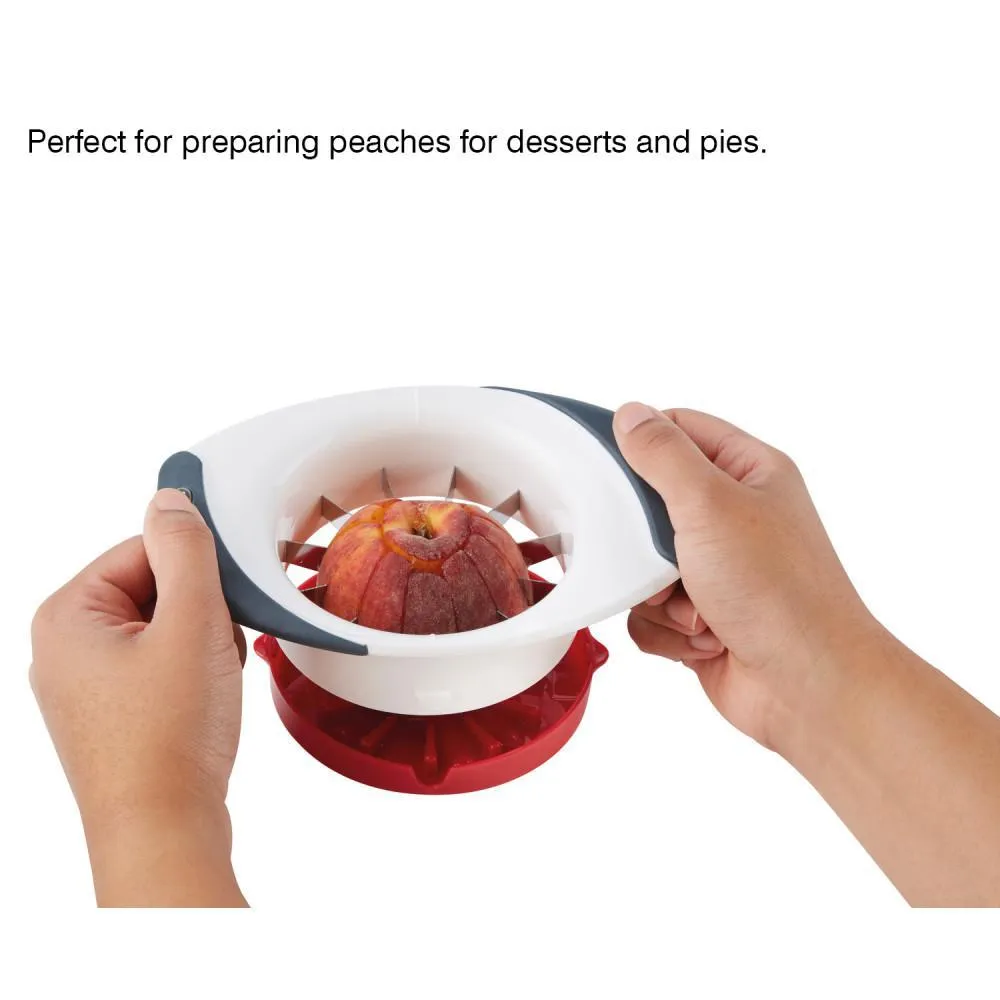 Zyliss Easy Slice Peach Slicer
